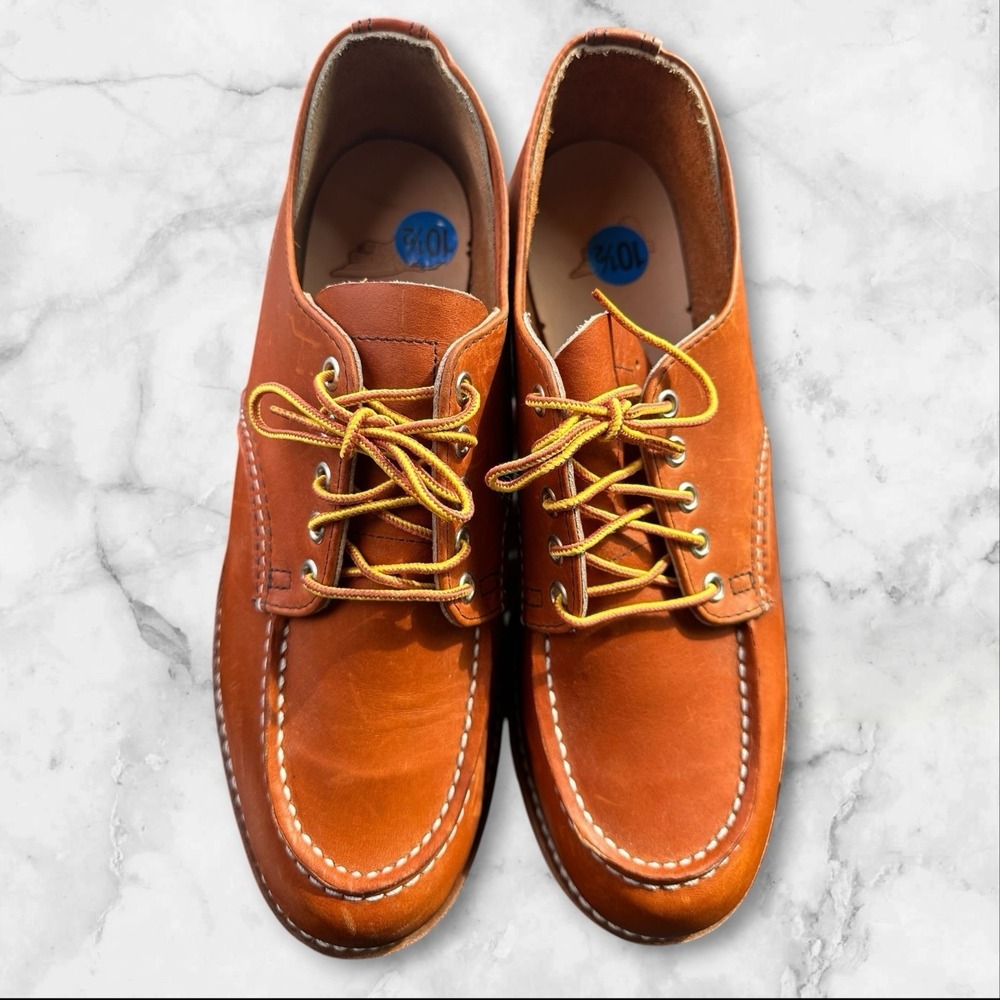 Red Wing Shop Moc Oxford Oro Leather Work Shoes $309 sz 11 D 8092 Made in USA - Picture 4 of 7